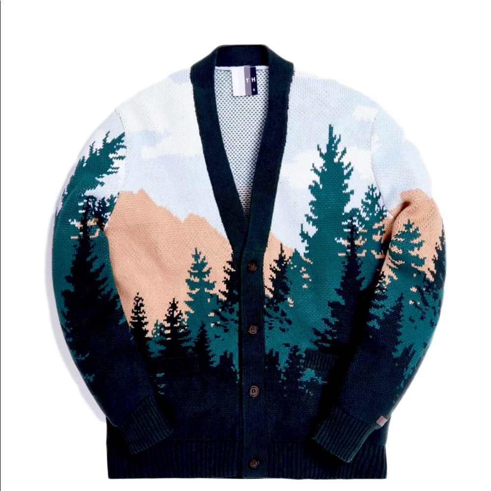 KITH Men’s Spruce Cardigan - Green - XL